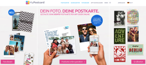 MyPostcard Webseite Header Bilder