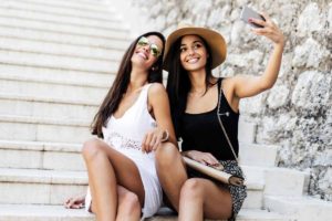 Das perfekte Selfie: Beispielpose