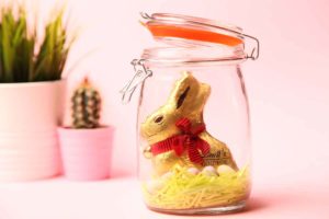 Schokohäschen im Glas - DIY Ostergeschenke
