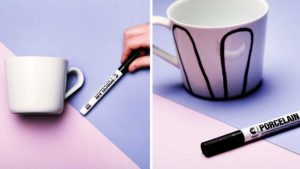 Utensils for a Bunny mug as Easter DIY