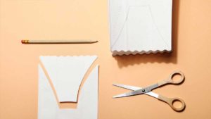 Pattern for packaging Easter DIY