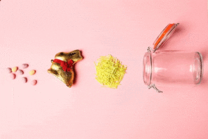Bunny in a glass as Easter DIY