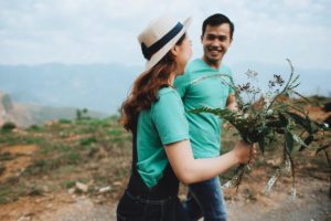 Posing With A Guy