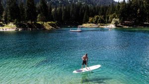 Caumasee in der Schweiz als einem der Reiseziele 2018