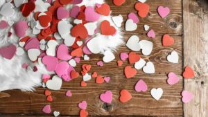 Use Heart Stencils and Stamps in Your Valentine's Postcard