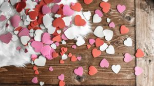Use Heart Stencils and Stamps in Your Valentine's Postcard