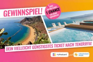 Traumticket nach Teneriffa - Jubiläumsgewinnspiel