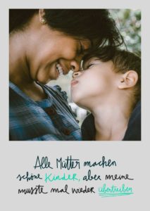 Foto Template mit Kompliment als schöner Muttertagsspruch