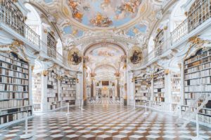 One of the most beautiful libraries, the Admont Abbey Library