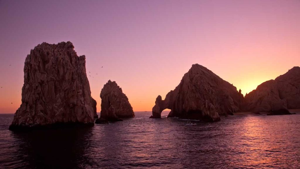 Einzigartige Felsformation von Los Cabos als ein Reiseziel 2020