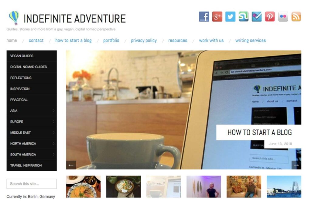 Homepage of Indefinite Adventure