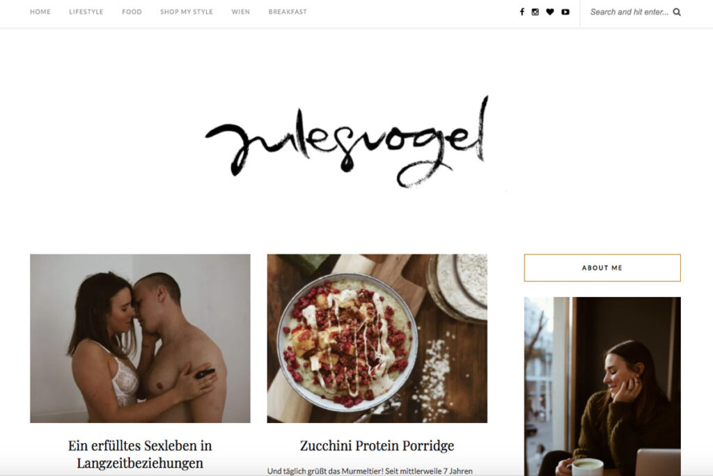 Homepage von Julesvogel