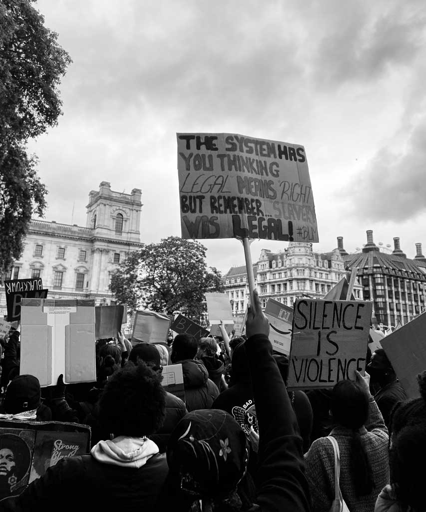Die Protesten von Black Lives Matter in London