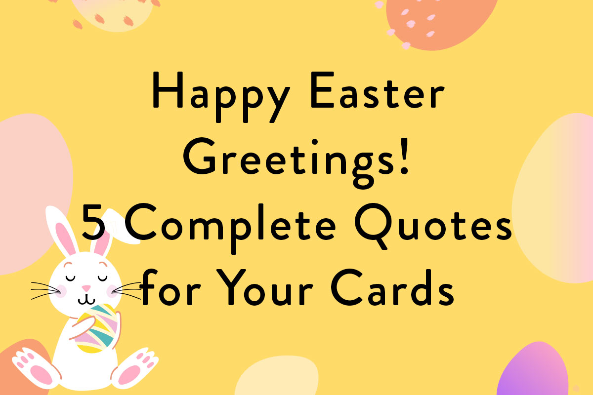 HAPPY EASTER Easter Greeting Card 