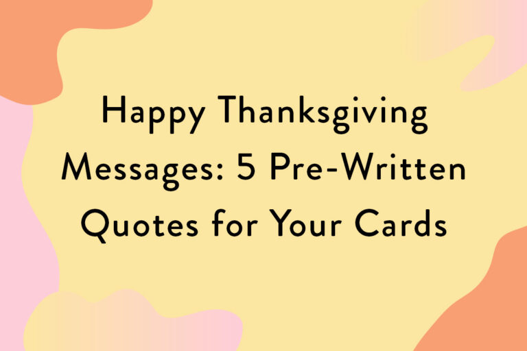 Happy Thanksgiving Messages for friends and family