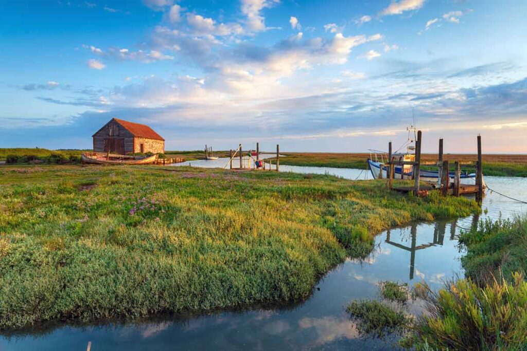 A scenic long distance view in Norfolk invites Londoners for a short visit