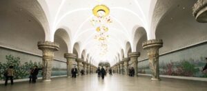 metro station in north korea