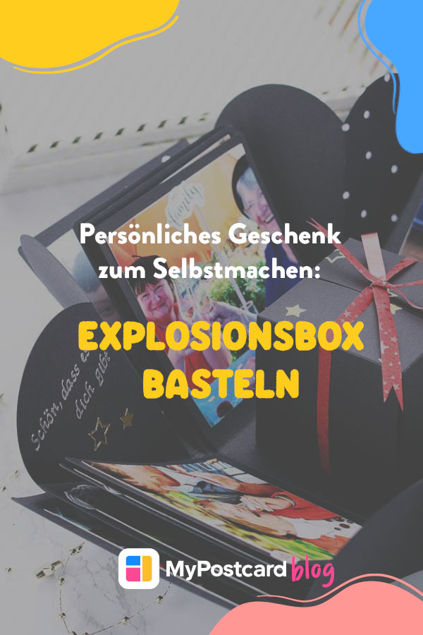 Explosionsbox basteln - Pinterest