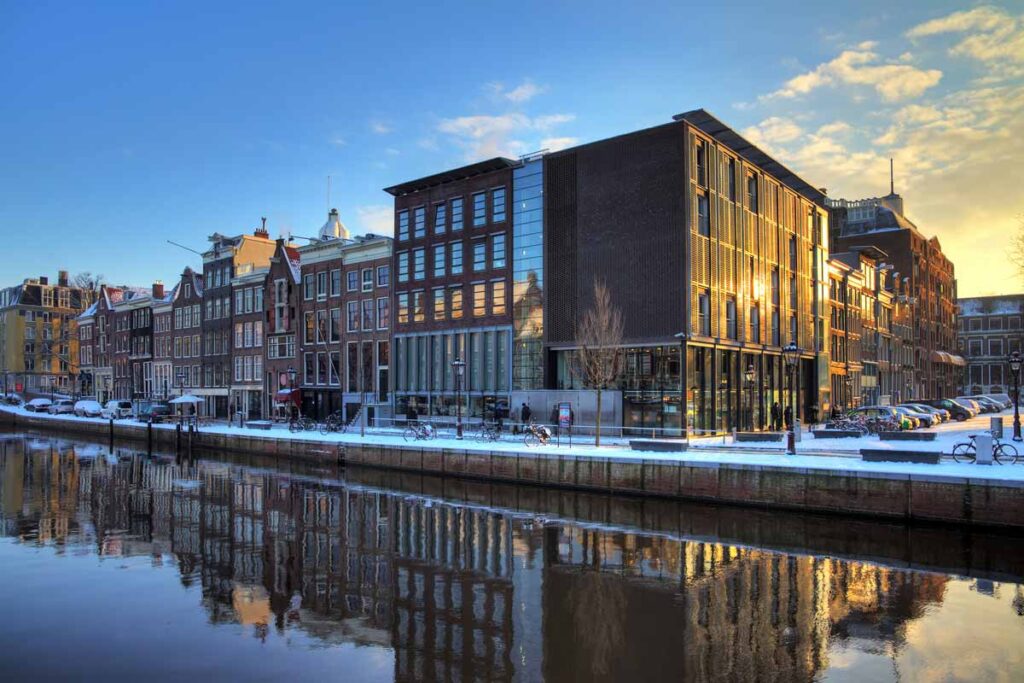 Das Anne-Frank-House in Amsterdam von die Anne Frank Drama Serien