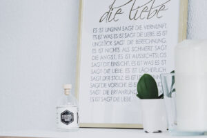 inspirational words in other languages in a picture frame