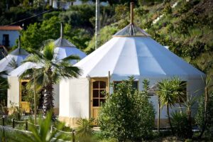 Andalusischen Yurten für ein luxiourouses Glamping-Erfahrung