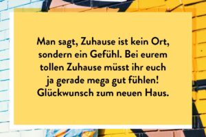 Text für eine Umzugsnachricht