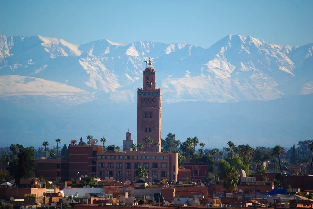 The city of Morocco , one of the best places to visit in November