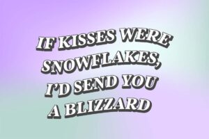 A romantic Christmas caption idea for Instagram posts