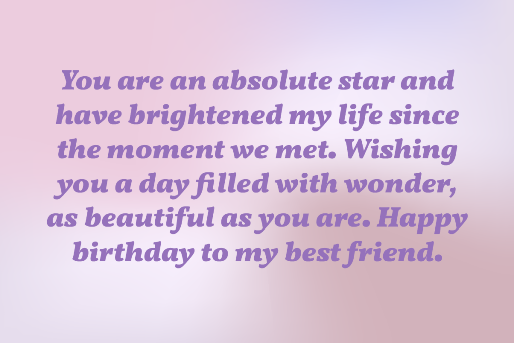 Beautiful happy birthday wishes for best friends
