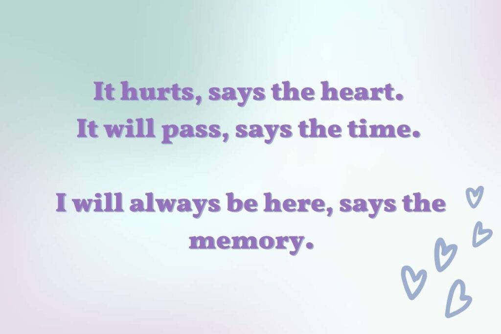A grief quote for loved ones who have lost someone
