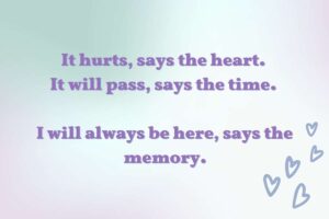 A condolence card message