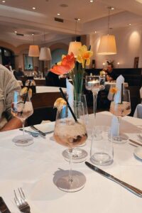 Drinks served in the Hotel Häupl Austria