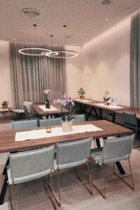 The conference area at the Hotel Das Zeit