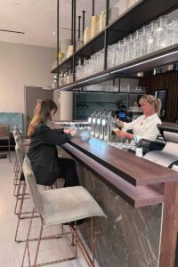 A photo of the bar at the Hotel Das Zeit