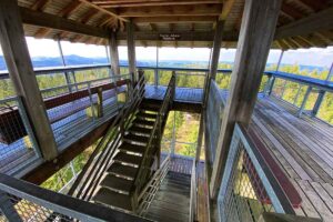 Attergauer tower from the inside