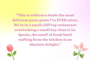 An example of what to write in a postcard from vacation when describing the scene