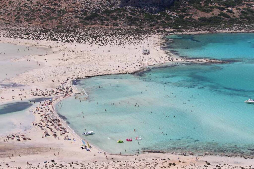 Ein Strand in Kreta