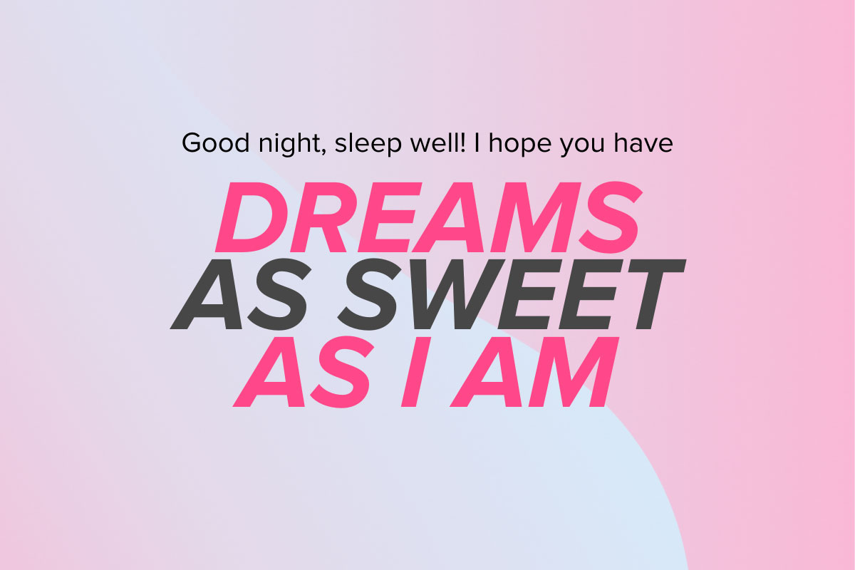 sweet goodnight quotes for her