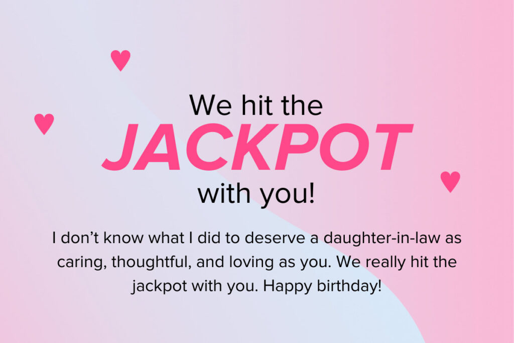 What to write in birthday message for daughter-in-law 