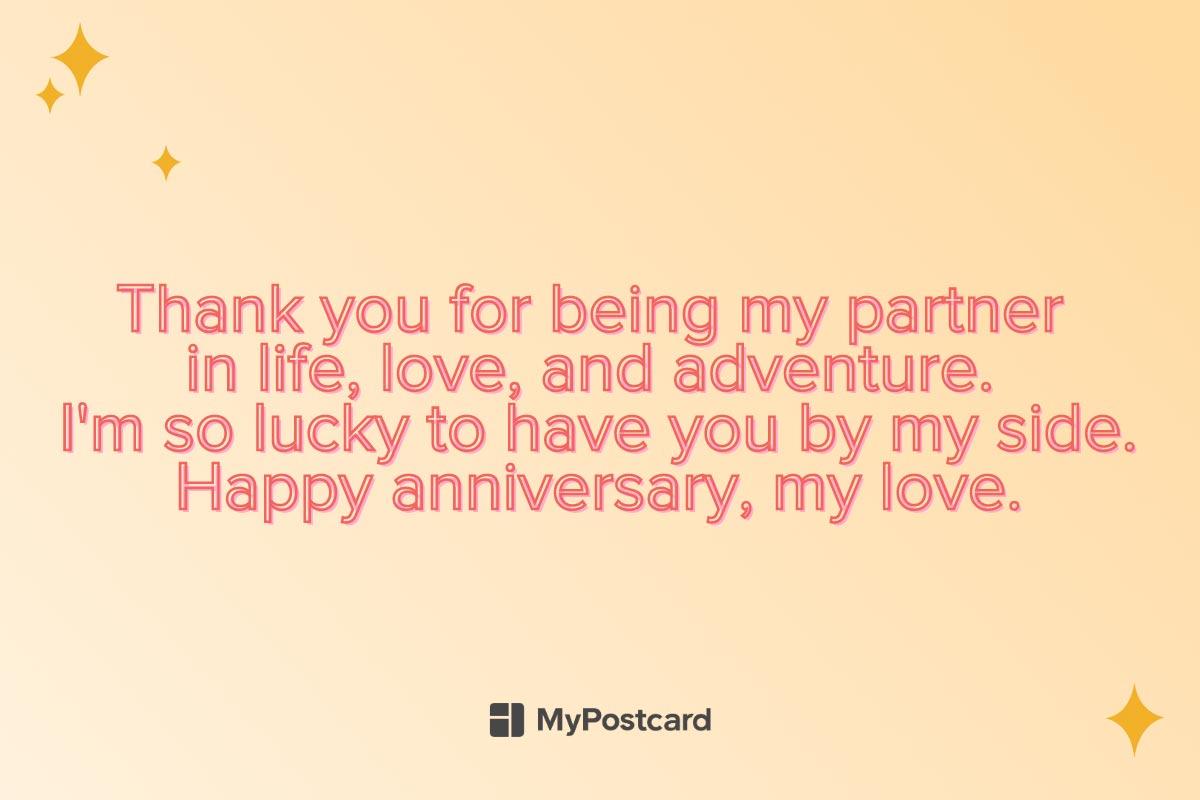Happy Wedding Anniversary Wishes for Loved Ones – MyPostcard